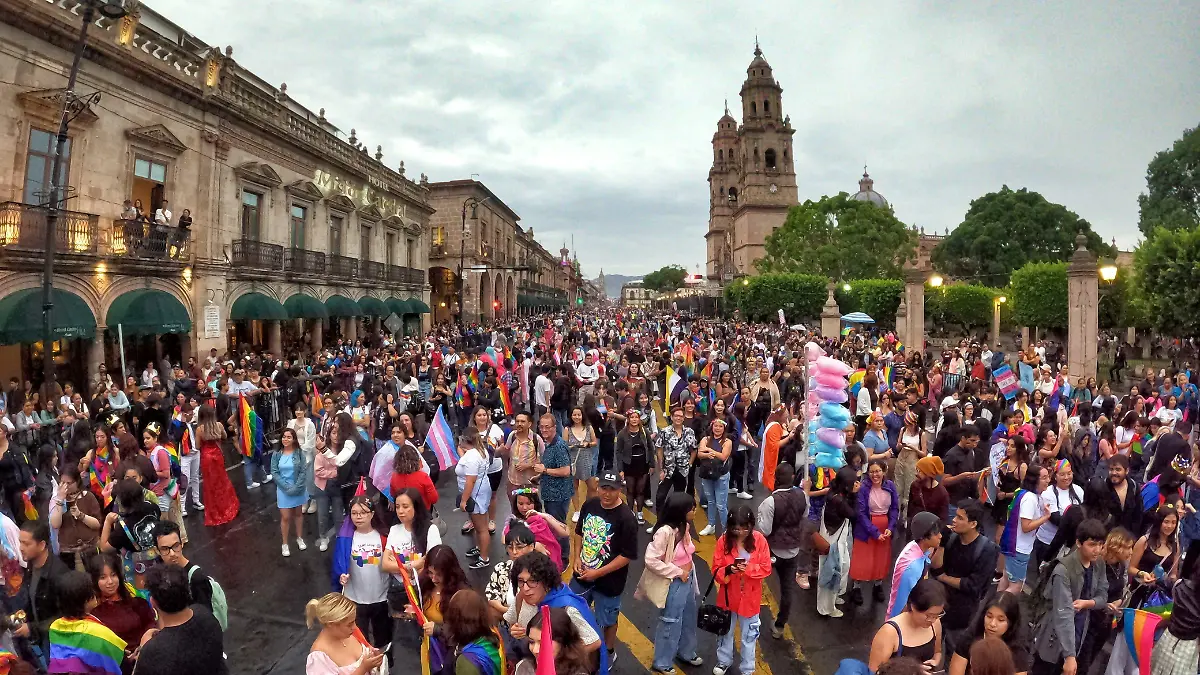 Marcha LGBT en Morelia